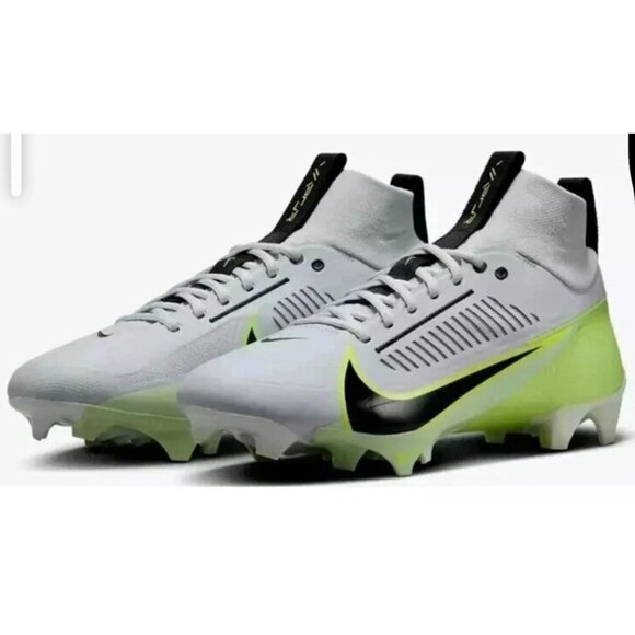 NIKE VAPOR EDGE PRO 360 2 GRAY/VOLT/BLACK FOOTBALL CLEATS MEN\'S SIZES NEW main image 6
